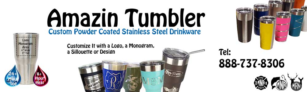 Design a custom Tumbler or Growler at AmazinTumbler.com | Custom Personalized 64 oz Growlers