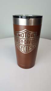 Powder Coated Yeti Rambler Tumblers and Ozark Trail Tumblers.  Personalize Tumblers, Ramblers and Growlers with with custom powdercoat colors, a Logo or Design, a personalized Monogram or your favorite Saying | Great Quality Great Products Great Service-Amazing Tumbler.com
