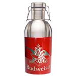 64 Oz Growler with Swing Top Lid, Double-Wall Stainless Steel